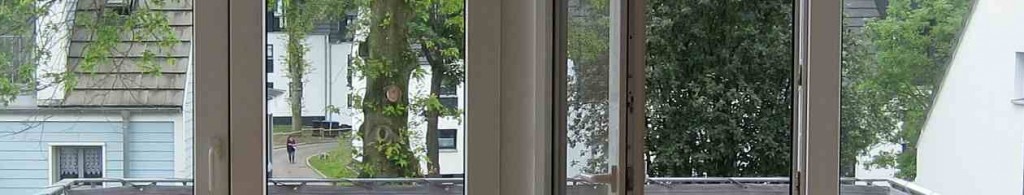 Blick aus der Wohnung